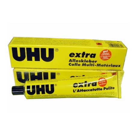 UHU Attaccatutto EXTRA Gel Trasparente Resistente 125 ml D9229