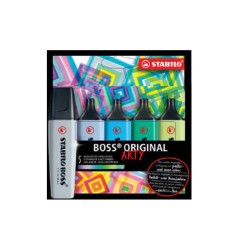 1 - EVID.STABILO BOSS ORIGINAL ARTY -5pz COLORI FREDDI 70/5-02-2-20