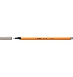 1 - Penna Stabilo point 88/93 Fineliner grigio caldo