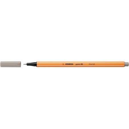 Penna Stabilo point 88/93 Fineliner grigio caldo