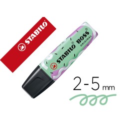 1 - Evidenziatore Stabilo Boss Pastel - Verde Menta 70/116-101 JuSchnee