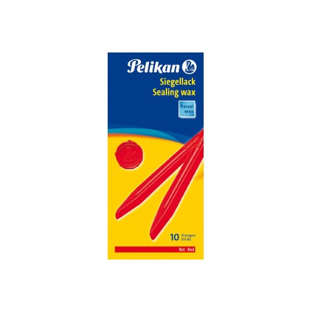 1 - Ceralacca Pelikan rossa per lettere e pacchi 60/10 500 gr 361220