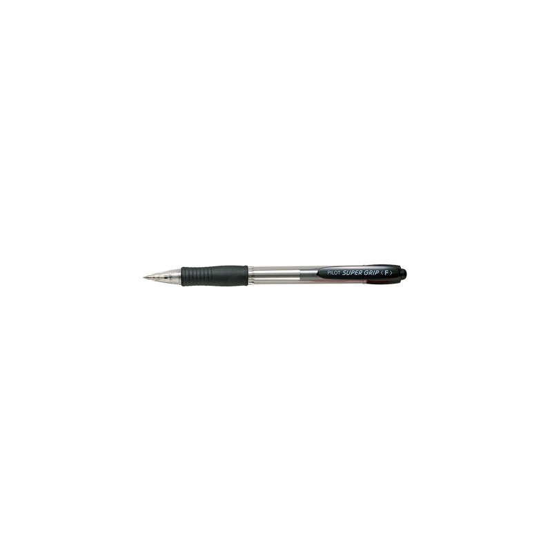 PILOT Penna Biro sfera a scatto SUPER GRIP F 1531 colore Nero 0,7mm 001531