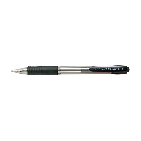 PILOT Penna Biro sfera a scatto SUPER GRIP F 1531 colore Nero 0,7mm 001531