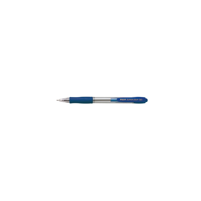 PILOT Penna Biro sfera a scatto SUPER GRIP M 1441 colore Blu 1,0mm 001441