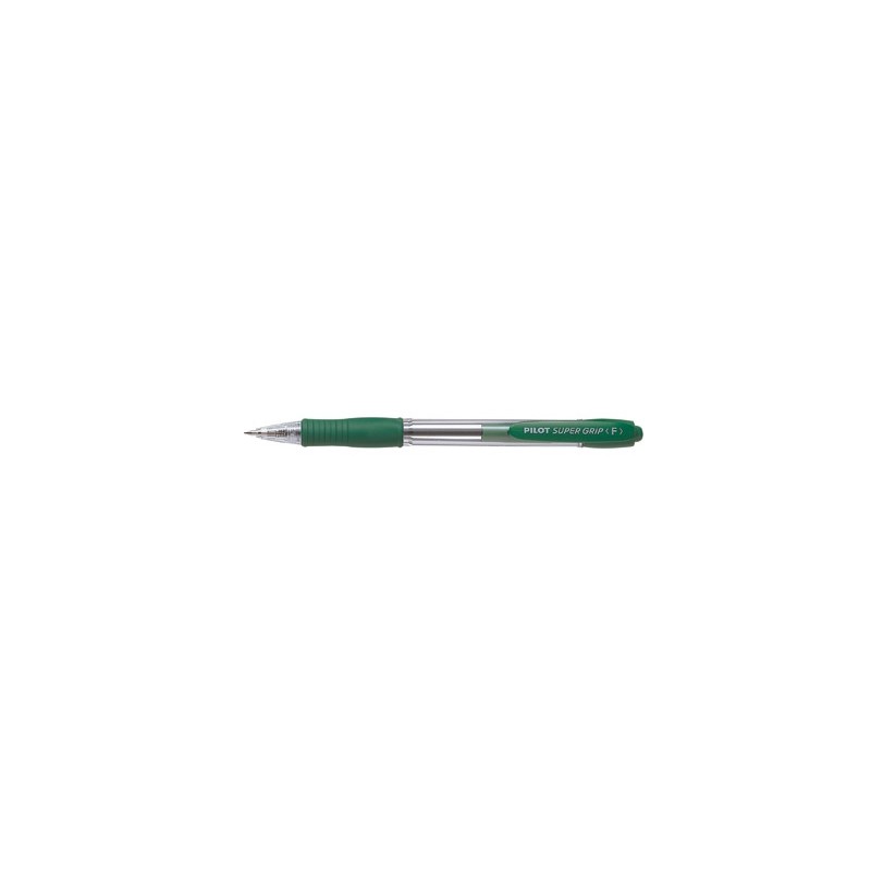 BIRO PILOT SUPER GRIP F VERDE BPGP-10R-F 001534