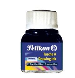 1 - INCHIOSTRO DI CHINA PELIKAN 10ml. BLU PRUSSIA/10 248500