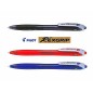 PILOT Penna Biro a sfera REXGRIP BEGREEN 40300 colore Nero 1,2mm, kit da 10 pz