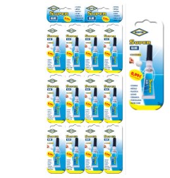 1 - 12 pezzi Colla Uhu Super Glue 3 gr D2593