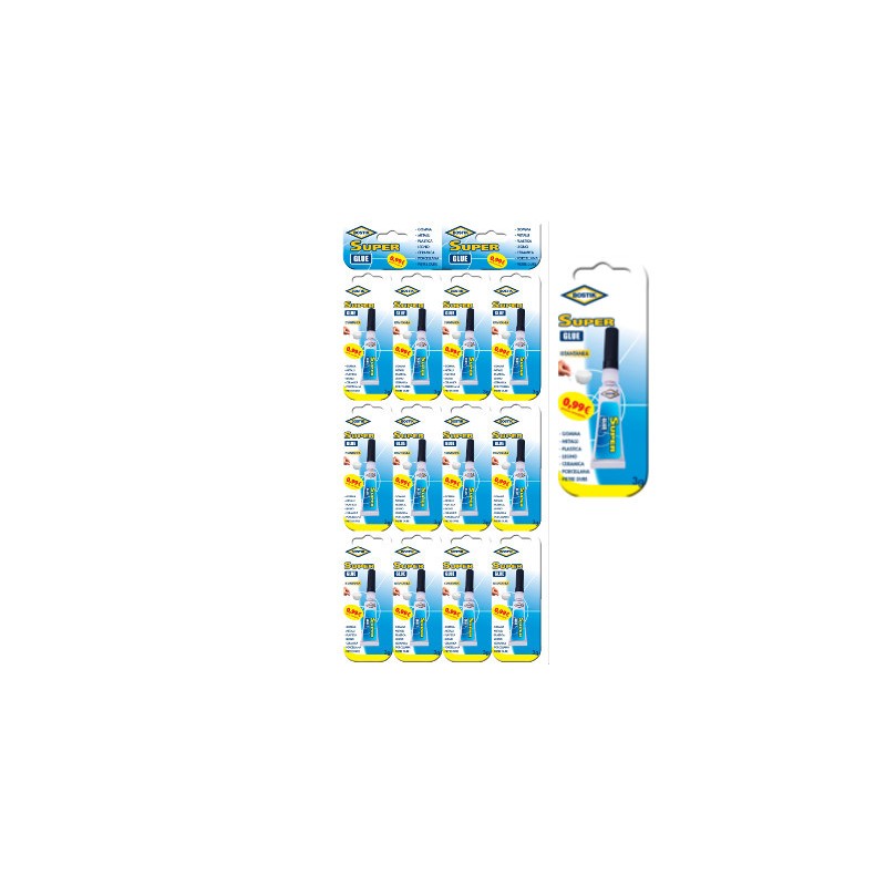 12 pezzi Colla Uhu Super Glue 3 gr D2593