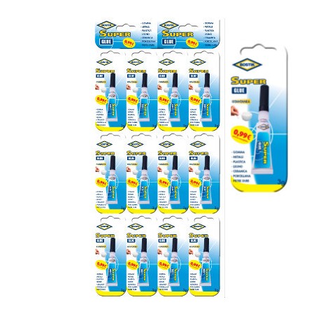 12 pezzi Colla Uhu Super Glue 3 gr D2593