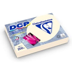 1 - CLAIREFONTAINE DCP 250 fogli Carta per fotocopie colore avorio 6822 A4 200 gr