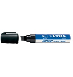 1 - Pennarello indelebile Marker Lyra grosso nero fila L4030099