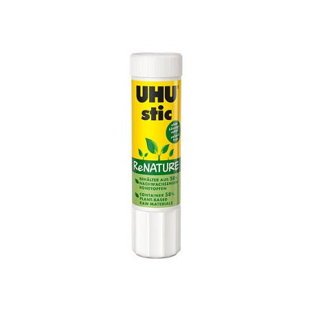 1 - COLLA STICK UHU 40 GR. RE-NATURE -12pz D1400