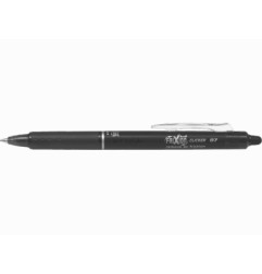 1 - PILOT Penna Biro a sfera cancellabile FRIXION CLICKER 6790 colore Nero 0,7mm, 12 pz 006790