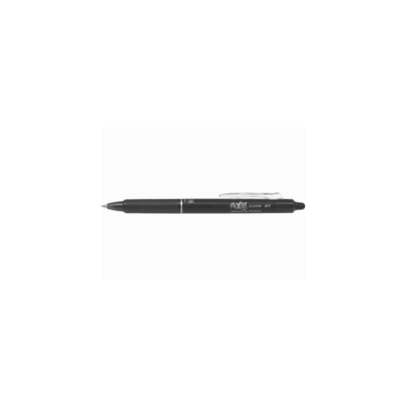 PILOT Penna Biro a sfera cancellabile FRIXION CLICKER 6790 colore Nero 0,7mm, 12 pz 006790