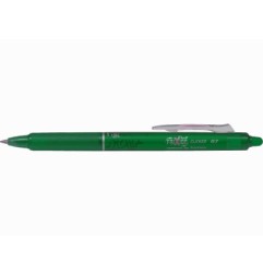 1 - PILOT Penna Biro a sfera cancellabile FRIXION CLICKER 6793 colore Verde 0,7mm, 12 pz 006793