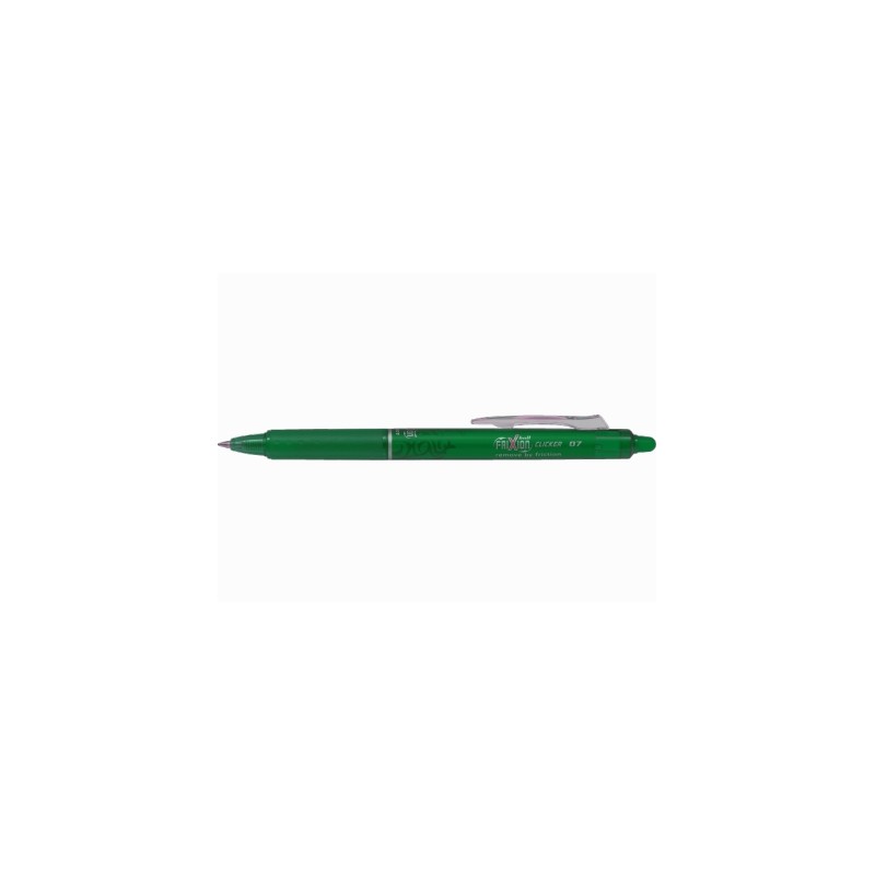 PILOT Penna Biro a sfera cancellabile FRIXION CLICKER 6793 colore Verde 0,7mm, 12 pz 006793