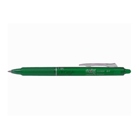 PILOT Penna Biro a sfera cancellabile FRIXION CLICKER 6793 colore Verde 0,7mm, 12 pz 006793