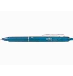 1 - PILOT Penna Biro a sfera cancellabile FRIXION CLICKER 6794 colore Celeste 0,7mm, 12 pz