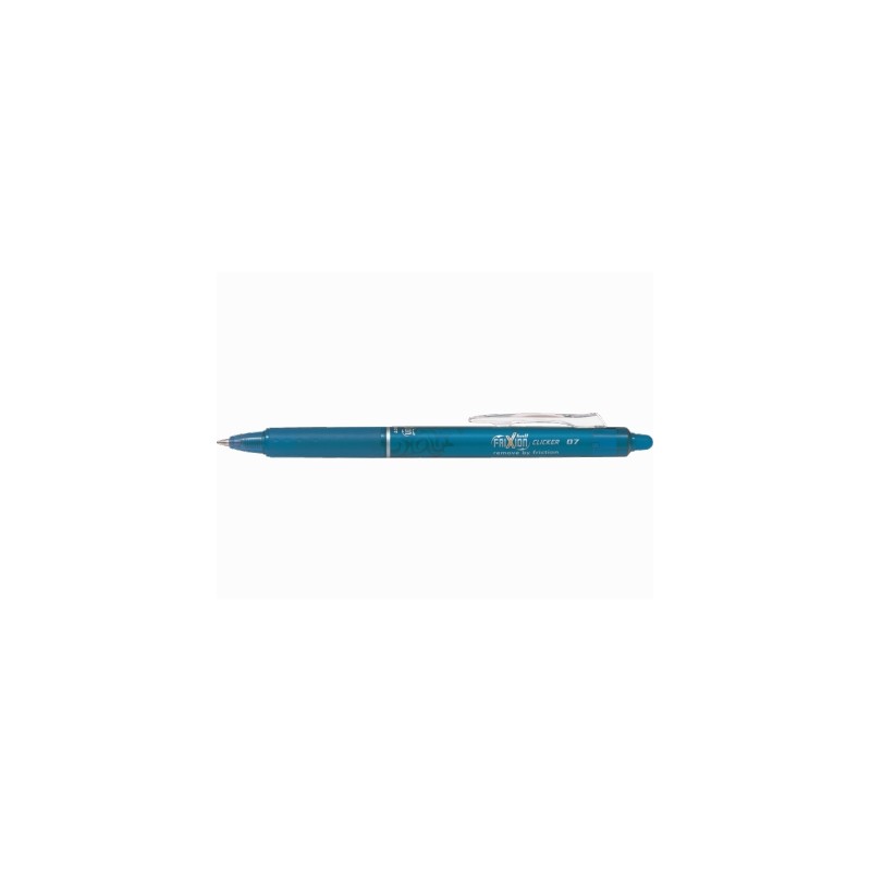 PILOT Penna Biro a sfera cancellabile FRIXION CLICKER 6794 colore Celeste 0,7mm, 12 pz