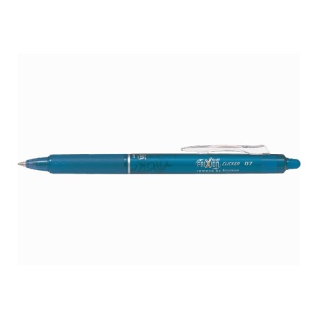 PILOT Penna Biro a sfera cancellabile FRIXION CLICKER 6794 colore Celeste 0,7mm, 12 pz