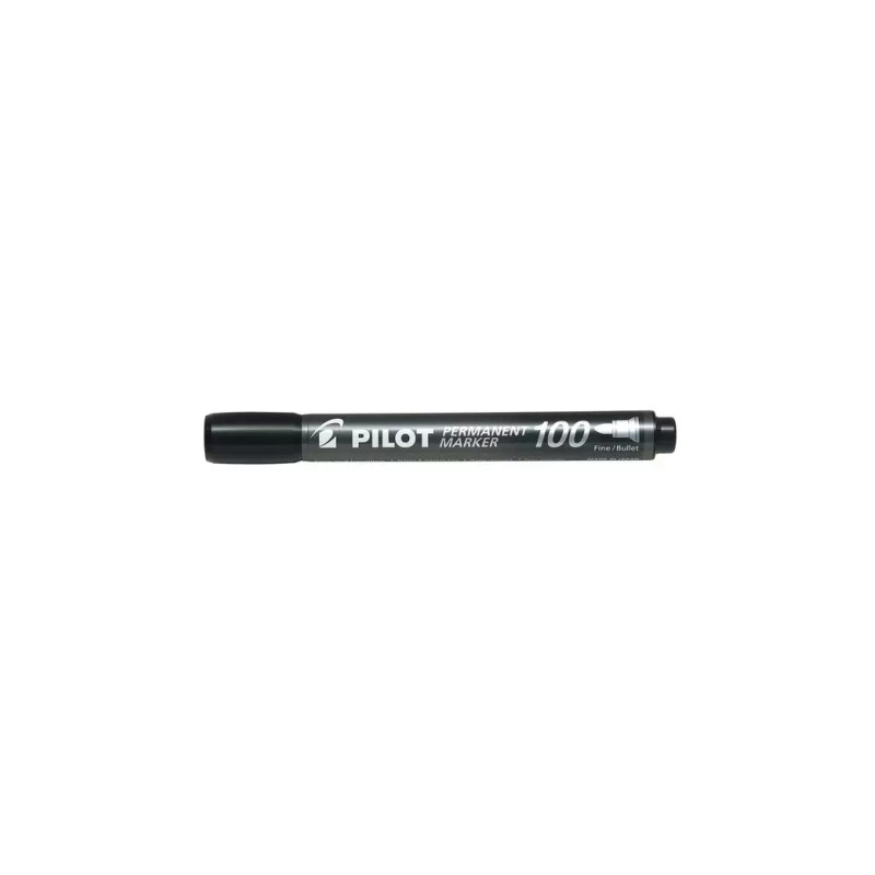 MARKER PILOT 100 -12pz PUNTA TONDA NERO 002705