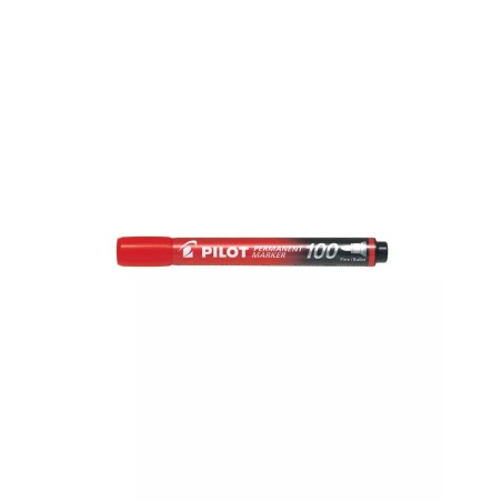 1 - MARKER PILOT 100 -12pz PUNTA TONDA ROSSO 002707