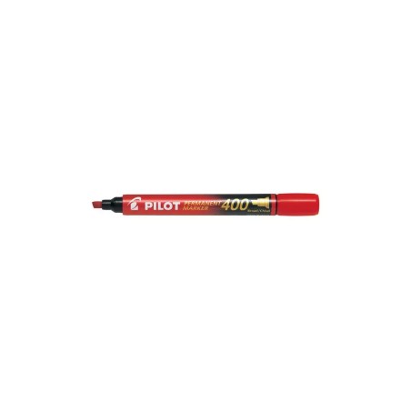 1 - MARKER PILOT 400 -12pz PUNTA SCALPELLO ROSSO 002712