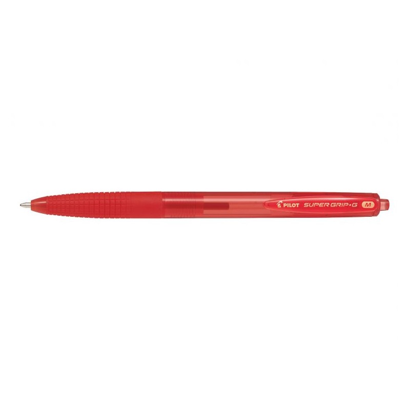 PILOT Penna Biro sfera a scatto SUPER GRIP G 1616 colore Rosso 1,0mm, kit da 12pz 001616