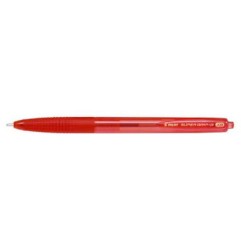 1 - PILOT Penna Biro sfera a scatto SUPER GRIP G 1732 colore Rosso 1,6mm, kit da 12pz 001732