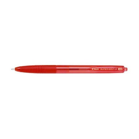 PILOT Penna Biro sfera a scatto SUPER GRIP G 1732 colore Rosso 1,6mm, kit da 12pz 001732