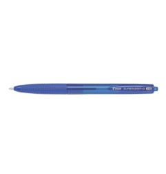 1 - PILOT Penna Biro sfera a scatto SUPER GRIP G 1731 colore Blu 1,6mm, kit da 12pz 001731