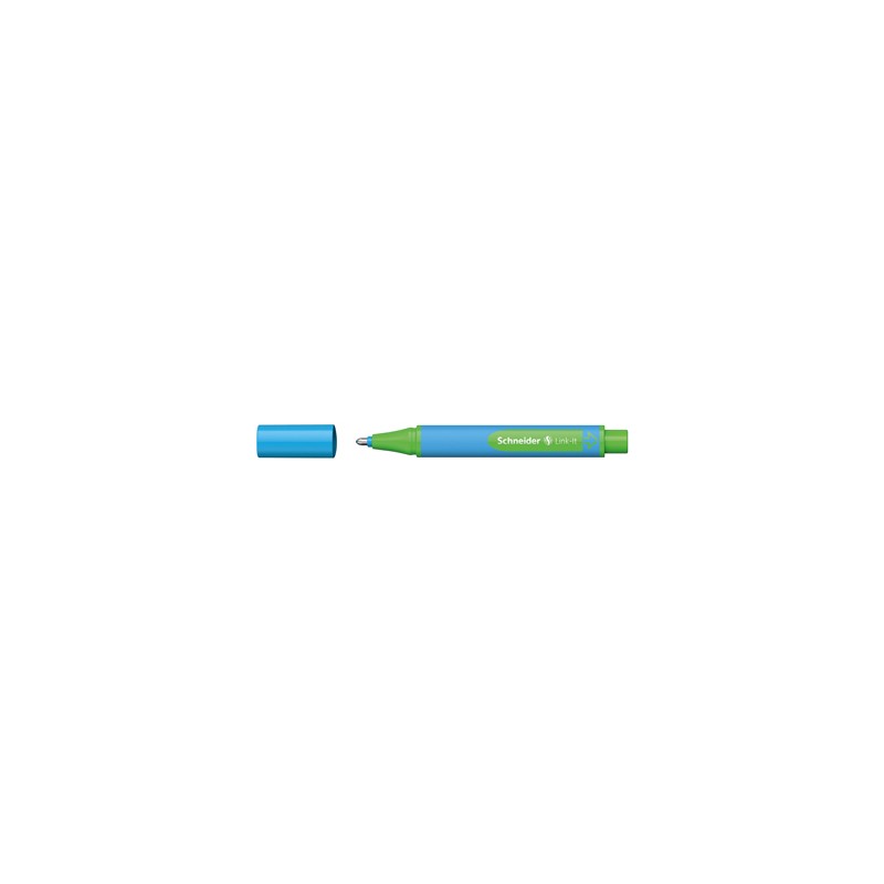 10 pz Penna Biro Slider Link-It Schneider colore azzurro 154510