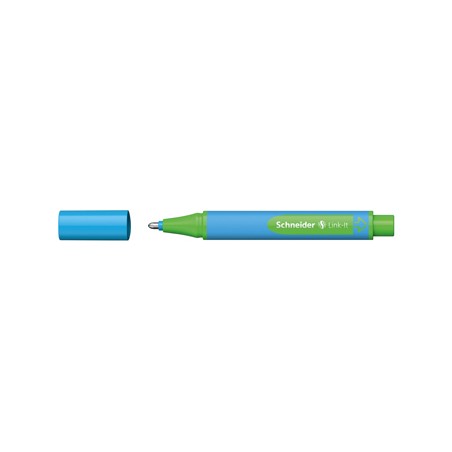 10 pz Penna Biro Slider Link-It Schneider colore azzurro 154510