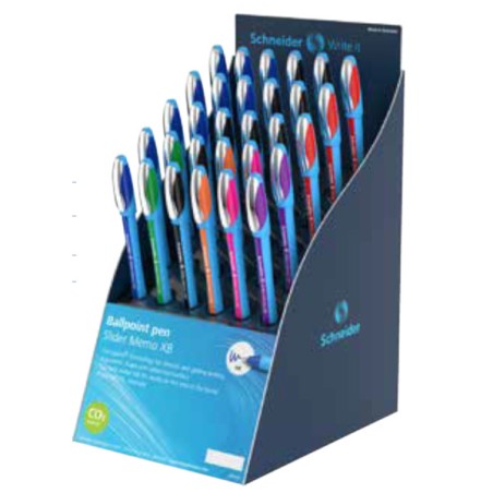 30 pz Penna Biro Slider Memo XB Schneider colori assortiti 304042