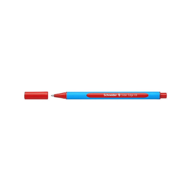 10 pz Penna Biro Slider Edge XB Schneider colore rosso 152202