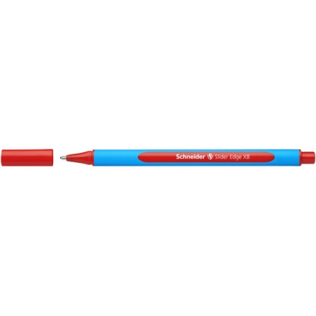 10 pz Penna Biro Slider Edge XB Schneider colore rosso 152202