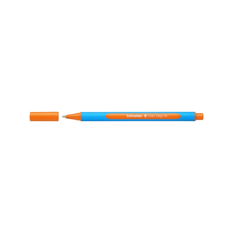 SCHNEIDER Penna Biro a sfera SLIDER EDGE XB 152206 colore Arancio, kit da 10pz