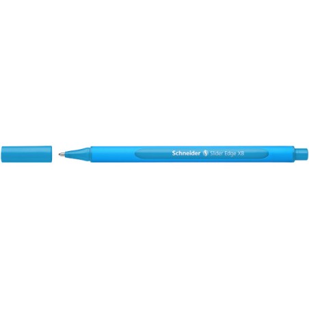 SCHNEIDER Penna Biro a sfera SLIDER EDGE XB 152210 colore Azzurro, kit da 10pz