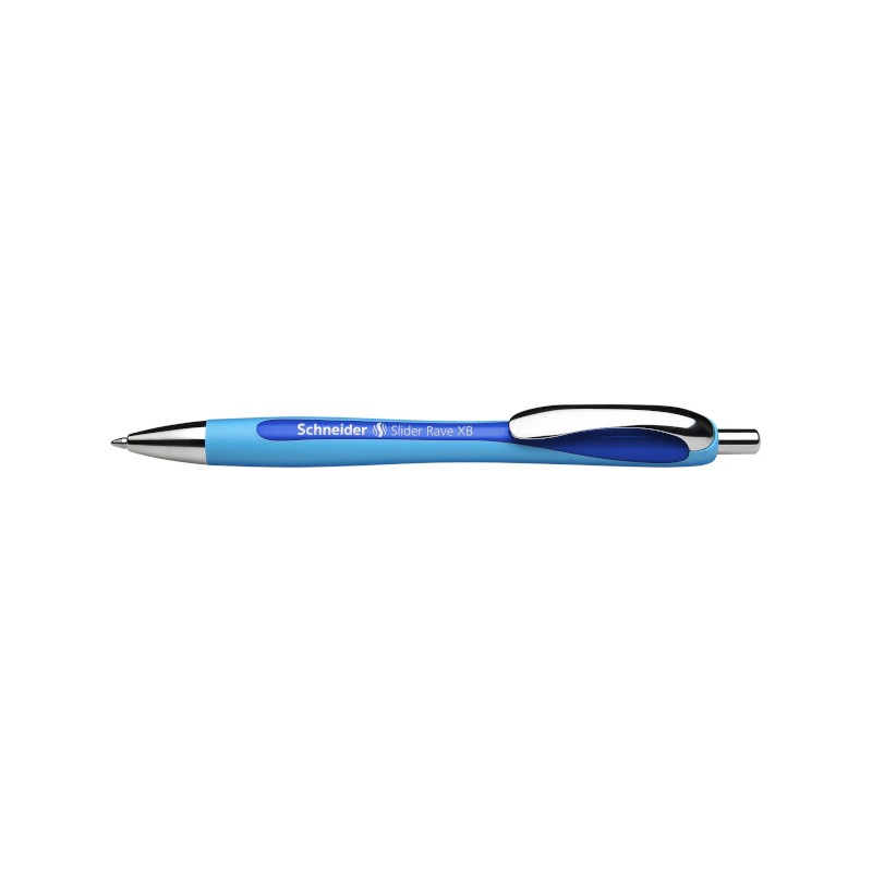 5 pz Penna Biro Slider Rave XB Schneider colore blu 132503