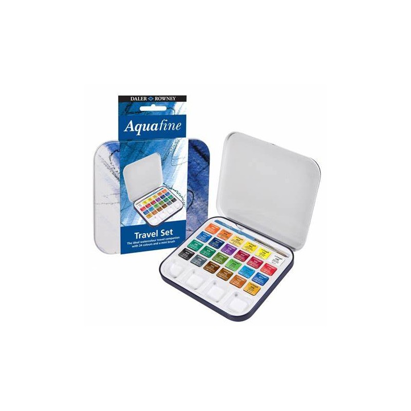 DALER TRAVEL SET AQUAFINE ACQUERELLI 24colori D131900102