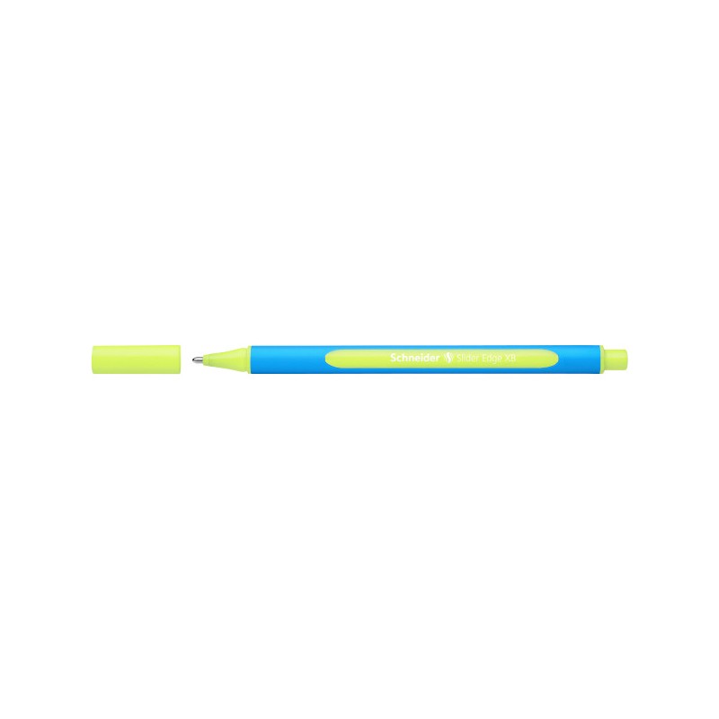 10 pz Penna Biro Slider Edge XB Schneider colore giallo 152205