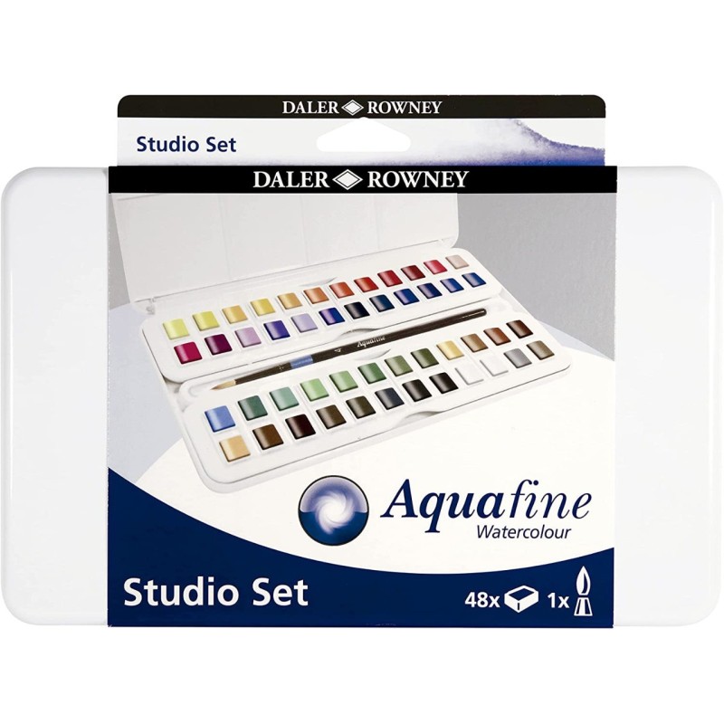 DALER TRAVEL SET STUDIO AQUAFINE ACQUERELLI 48colori D131900201