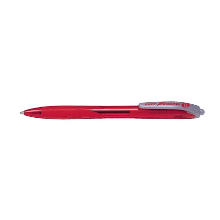 PILOT Penna Biro a sfera REXGRIP colore Rosso 1,2 mm