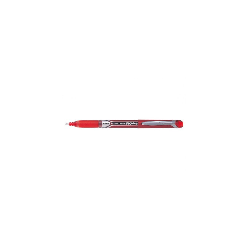 PILOT 12 pezzi Penna Roller Tecpoint V10 grip colore rosso 006747