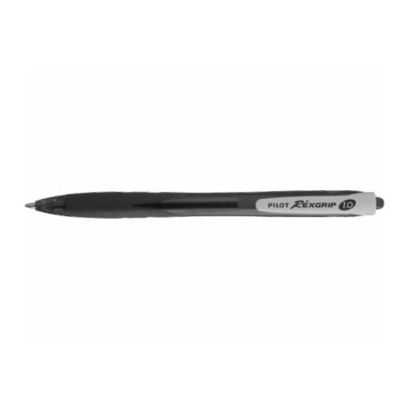 PILOT Penna Biro a sfera REXGRIP BEGREEN 40010 colore Nero 1,0mm, kit da 10 pz 040010