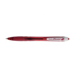 1 - PILOT Penna Biro a sfera REXGRIP BEGREEN 40012 colore Rosso 1,0mm, kit da 10 pz 040012