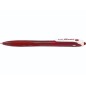 PILOT Penna Biro a sfera REXGRIP BEGREEN 40017 colore Rosso 0,7mm, kit da 10 pz