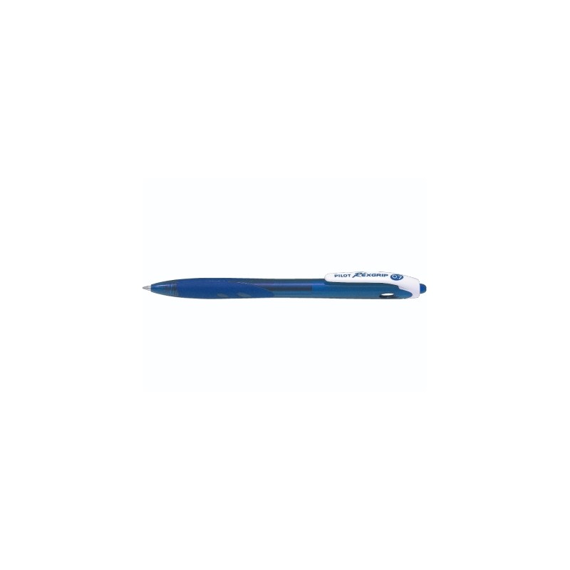 PILOT Penna Biro a sfera REXGRIP BEGREEN 40016 colore Blu 0,7mm, kit da 10 pz